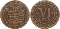 Bistum Paderborn Cu 6 Pfennig Franz Arnold von Metternich, 1704 - 1718 -