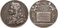 Schweiz-Genf Silbermedaille von Dassier, auf den Portraitmaler Robert Nanteuil, 1623 - 1678 -