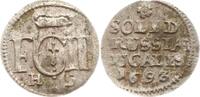 Brandenburg-Preußen, Kurfürstentum Schilling Friedrich III., 1688 - 1701, Königsberg -