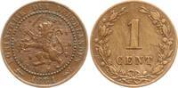 Niederlande, Königreich 1 Cent Wilhelm III., 1849 - 1890 -