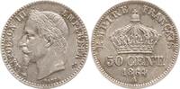 Frankreich, Kaiserreich 50 Centimes Napoleon III., 1852 - 1870, Paris -