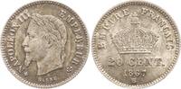 Frankreich, Kaiserreich 20 Centimes Napoleon III., 1852 - 1870, Straßburg -