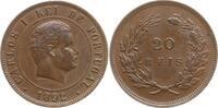 Portugal, Königreich 20 Reis Carlos I., 1889 - 1908 -