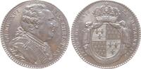 Frankreich - Bretagne Silberjeton Ludwig XVI., 1774 - 1793 -