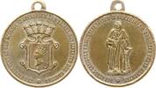 Lauingen, Stadt Tragbare Bronzemedaille Auf die Errichtung des Denkmals für Albertus Magnus -