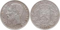Belgien, Königreich 5 Francs Leopold II., 1865 - 1909 -