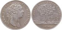 Frankreich - Bretagne Silberjeton, R! Ludwig XV., 1715 - 1774, von Du Vivier, Parties Casueles -