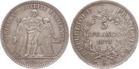 Frankreich, 3. Republik 5 Francs Paris -