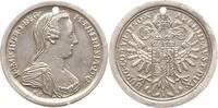 Kaiserreich Österreich Tragbare Medaille Anhänger/Medaillon nach Vorbild der Maria Theresientaler 1780 SF -