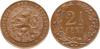 Niederlande, Königreich 2 1/2 Cent Wilhelmina, 1890 - 1948 -