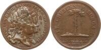Frankreich-Lothringen Bronzemedaille Leopold Joseph, 1690 - 1729, von Mauger, auf die Geburt des Erbprinzen Ludwig -