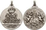 Casa Savoia, Haus Savoyen Tragbare Silbermedaille Hochzeit Ferdinand di Savoia Genova mit Maria Luisa Gandolfi di Ricaldone -