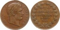 Frankreich, Kaiserreich Messingmedaille Napoleon III., 1852 - 1870, auf den 100. Geburtstag Napoleon I. -