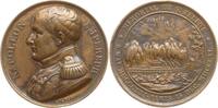 Frankreich, Königreich Bronzemedaille Louis Philippe I., v. Bovy, Überführung der Gebeine Napoleons nach Paris -