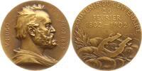 Frankreich, 3. Republik Bronzemedaille von Chaplain, auf den 100- Geburtstag v. Victor Hugo, 1802 - 1885 -