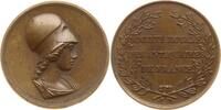 Frankreich, Königreich Bronzemedaille von Dubois und Puymaurin, Societe Royale des Antiquaires de France -