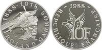 Frankreich, 5. Republik 10 Francs auf Roland Garros, 1888 - 1918 -