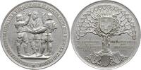 Schweiz Aluminiummedaille auf die 600-Jahrfeier des Bundes der 3 Waldstädte, Rütlischwur, Wappenbaum -