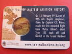 2 Eurro 2015 The first flight from Malta BU in Blister / coincard