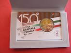 Italien / Italia / Italy 2 Euro 2021 2 € Gedenkmünze 150 Jahre Hauptstadt von Italien Rom - Roma BU, BU, im Blister / coincard / Folder