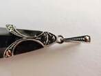 Schmuck Anhänger Antique Onyx chain Pendant with silver jump ring - Jewelery EF