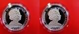 Cook-Inseln 2002 Cook Islands 5 Dollars Mother Teresa Nobel Peace Prize 1979 Proof OHNE Kapsel