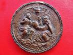 Heiliges Römisches Reich Deutscher Nationen Bronzeguss-Medaille auf Vater - Mutter - Gehorsam - Religion - interessant! VF