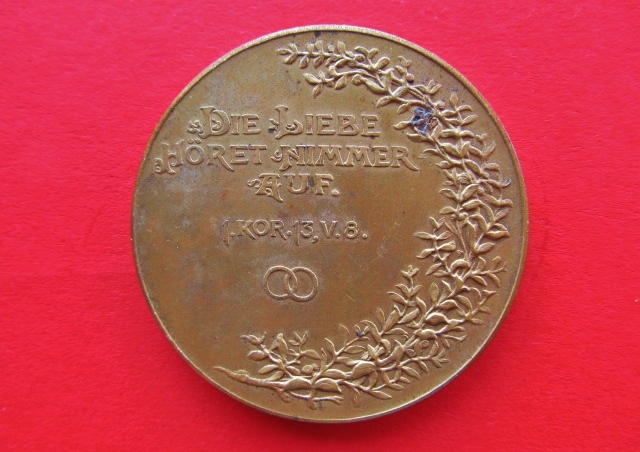 Medaille O.J. Bronze - Zur Goldenen Hochzeit - Senat Der Stadt Hamburg ...