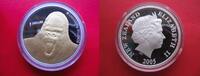 Neuseeland / New Zealand / Nouvelle-Zélande 1 Dollar Universal Studis: King Kong - teilvergoldet, selten, nur 3000 Expl. - Film -