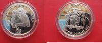 25 Dollars 2001 Jamaika / Jamaica Silber - Unicef - Kinder / For the Children of the Word - sehr RAR PP in in Kapsel + Zertifikat