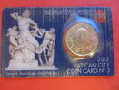 Vatikan 50 Cents Vatican - 50 Cent 2012 in coin card N° 3 -