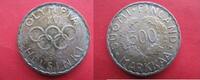 Finnland 500 Markkaa Olympia - Olympiade 1952 Helsinki - Olympische Ringe - Silber -