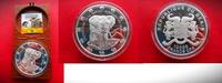 Benin 10.000 Francs CFA Benin Elephant - 1000g silver - 1 kg - app.35 oz. - only 99 pcs. !!!! -