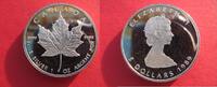 Kanada / Canada 5 Dollars Canada 1 oz Silver Maple Leaf Anniversary Proof- -