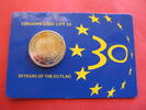 Estland 2 Euro Estonia Estonian 2 Euro coin 30 Years of the EU Flag in coin card scarce !!! -