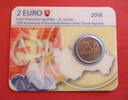 Slowakei 2 Euro Slovak 2 euro coin - 25 Y. Establishment Slovak Republic- in coin card -
