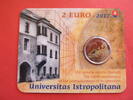 Slowakei / Slovakia 2 Euro Slovak 2 euro coin -550 y. Universitas Istropolitana in coin card -
