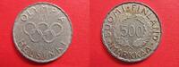 Finnland 500 Markkaa Olympia - Olympiade 1952 Helsinki - Olympische Ringe - Silber -