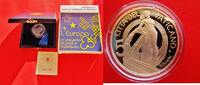 Vatikan 5 Euro Europa, Frieden & Brüderlichkeit, inkl. Etui & Zertifikat & Schuber - seltener -
