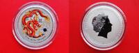 Australien 50 Cents Australia Lunar Year of the Dragon - 1/2 oz. silver coin - colour coin -