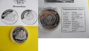Weissrussland 20 Rubel Belarus silver coin proof RARE Ursus Arctos