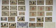 10 Pfennig-50 Millionen Mark 1921 + 1923 Apolda, Thüringen Stadt, Notgeld, 14 verschiedene Notgeldscheine meist fast kassenfrisch