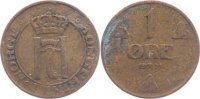 Norwegen Cu 1 Öre 1 Haakon VII. 1905-1957. -