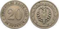 Kleinmünzen 20 Pfennig -
