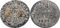 Braunschweig-Calenberg-Hannover, ab 1692 Kftm. Han 1/24 Taler Georg IV. 1820-1830. -