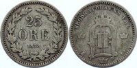 Schweden 25 Öre 1 Oskar II. 1872-1907. -