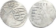 Sachsen-Kurfürstentum seit 1423 Einseitiger Pfennig Johann Friedrich und Georg 1534-1539. -