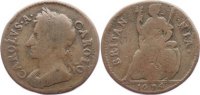 Großbritannien Cu Farthing Charles II. 1660-1685. -