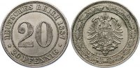 Kleinmünzen 20 Pfennig -