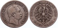 Hessen 2 Mark Ludwig III. 1848-1877. -